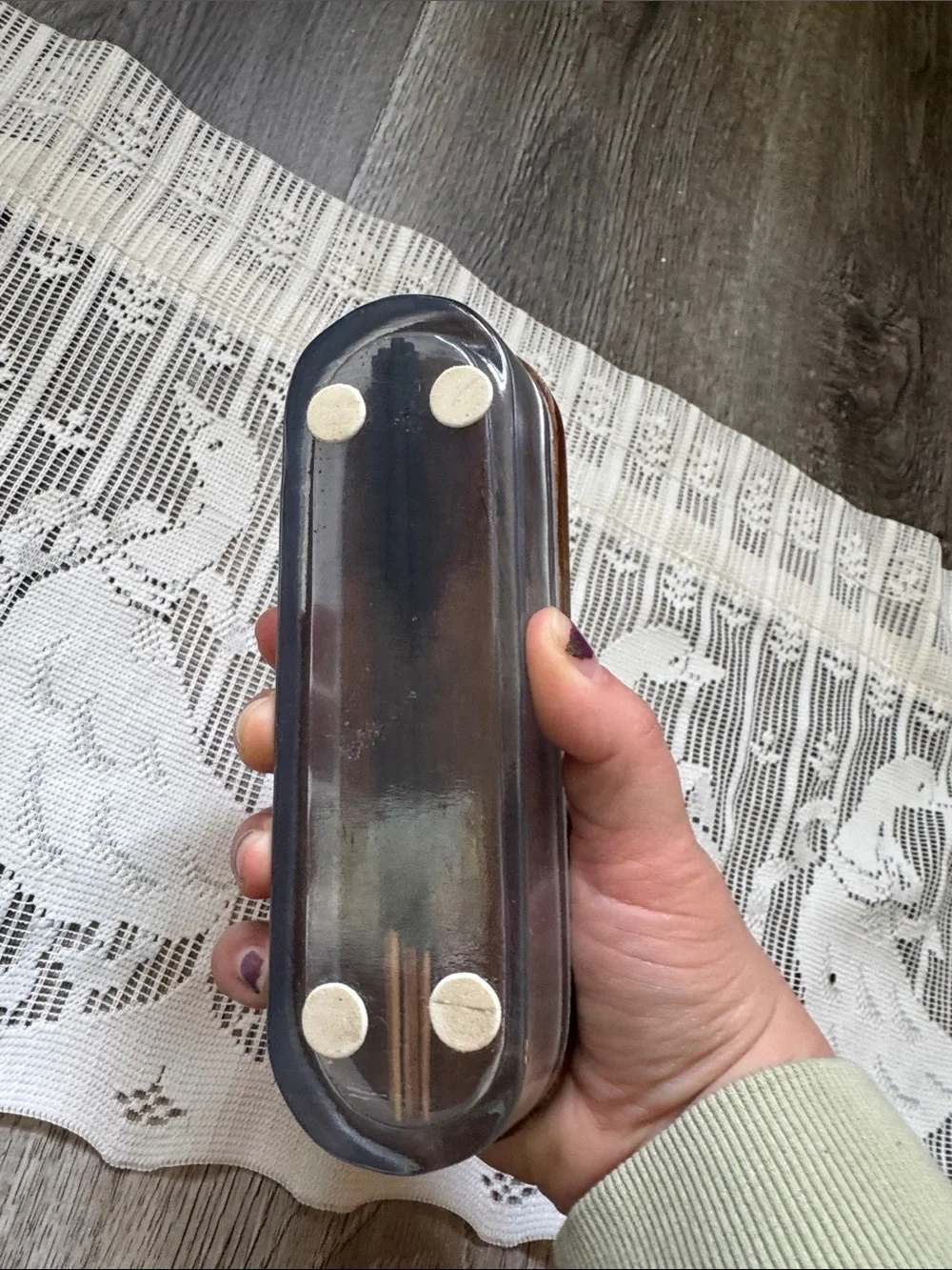 Better Homes And Gardens Brown Wood Incense Holder with Storage + Incense Sticks